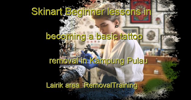 Skinart Beginner lessons in becoming a basic tattoo removal in Kampung Pulau Lairik area | RemovalTraining | RemovalClasses | SkinartTraining-Malaysia