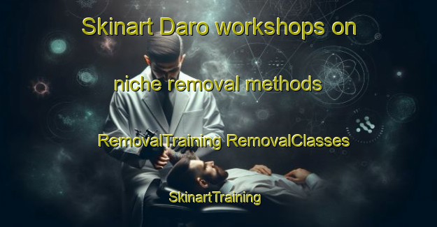 Skinart Daro workshops on niche removal methods | #RemovalTraining #RemovalClasses #SkinartTraining-Malaysia