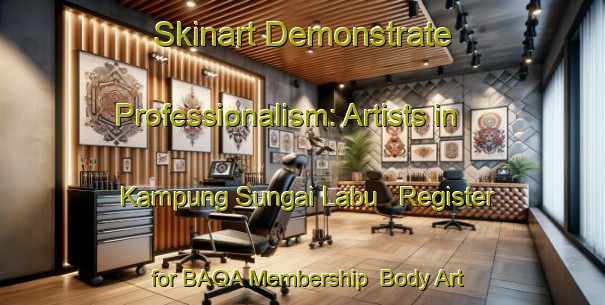 Skinart Demonstrate Professionalism: Artists in Kampung Sungai Labu - Register for BAQA Membership | Body Art Qualification Authority | BAQA-Malaysia
