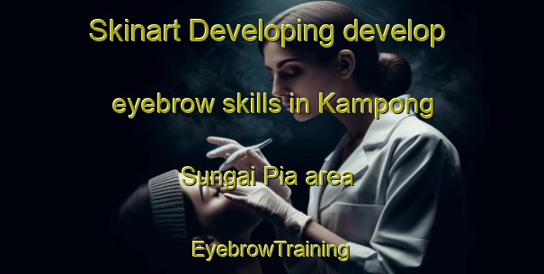 Skinart Developing develop eyebrow skills in Kampong Sungai Pia area | EyebrowTraining | EyebrowClasses | SkinartTraining-Malaysia