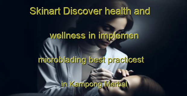 Skinart Discover health and wellness in implemen microblading best practicest in Kampong Merbal | MicrobladingTraining | MicrobladingClasses | SkinartTraining-Malaysia