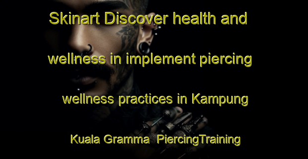 Skinart Discover health and wellness in implement piercing wellness practices in Kampung Kuala Gramma | PiercingTraining | PiercingClasses | SkinartTraining-Malaysia