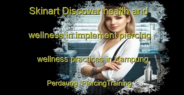 Skinart Discover health and wellness in implement piercing wellness practices in Kampung Perdaung | PiercingTraining | PiercingClasses | SkinartTraining-Malaysia