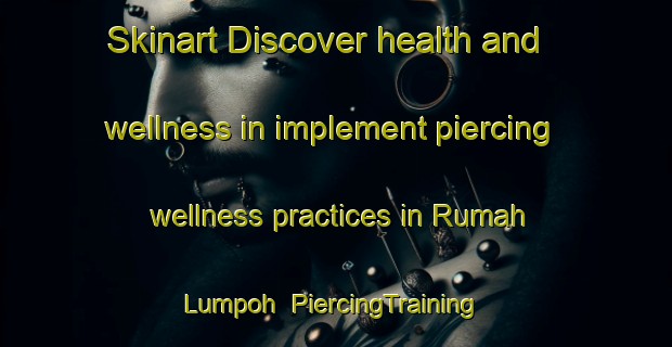 Skinart Discover health and wellness in implement piercing wellness practices in Rumah Lumpoh | PiercingTraining | PiercingClasses | SkinartTraining-Malaysia