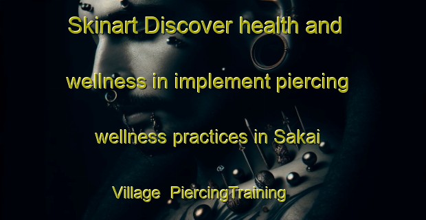 Skinart Discover health and wellness in implement piercing wellness practices in Sakai Village | PiercingTraining | PiercingClasses | SkinartTraining-Malaysia