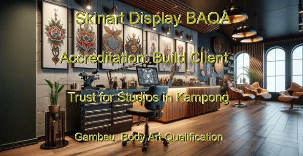 Skinart Display BAQA Accreditation: Build Client Trust for Studios in Kampong Gambau | Body Art Qualification Authority | BAQA-Malaysia