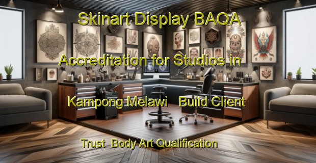 Skinart Display BAQA Accreditation for Studios in Kampong Melawi - Build Client Trust | Body Art Qualification Authority | BAQA-Malaysia