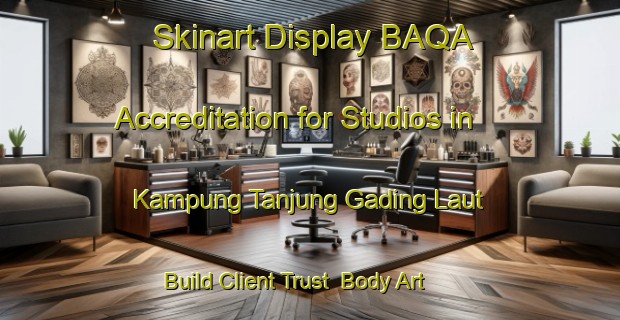 Skinart Display BAQA Accreditation for Studios in Kampung Tanjung Gading Laut - Build Client Trust | Body Art Qualification Authority | BAQA-Malaysia