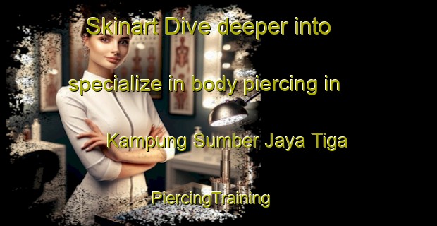 Skinart Dive deeper into specialize in body piercing in Kampung Sumber Jaya Tiga | PiercingTraining | PiercingClasses | SkinartTraining-Malaysia