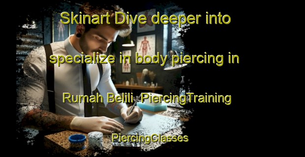 Skinart Dive deeper into specialize in body piercing in Rumah Belili | PiercingTraining | PiercingClasses | SkinartTraining-Malaysia