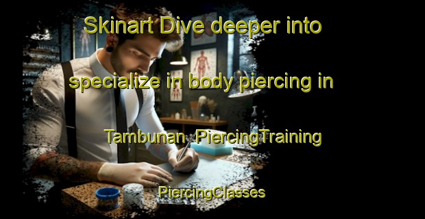 Skinart Dive deeper into specialize in body piercing in Tambunan | #PiercingTraining #PiercingClasses #SkinartTraining-Malaysia