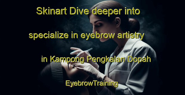 Skinart Dive deeper into specialize in eyebrow artistry in Kampong Pengkalan Dopah | EyebrowTraining | EyebrowClasses | SkinartTraining-Malaysia