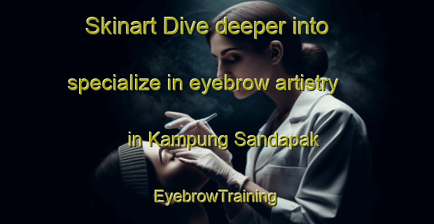 Skinart Dive deeper into specialize in eyebrow artistry in Kampung Sandapak | EyebrowTraining | EyebrowClasses | SkinartTraining-Malaysia