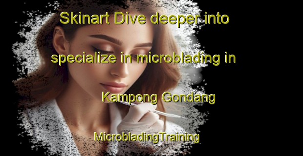 Skinart Dive deeper into specialize in microblading in Kampong Gondang | MicrobladingTraining | MicrobladingClasses | SkinartTraining-Malaysia