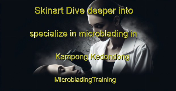 Skinart Dive deeper into specialize in microblading in Kampong Kedondong | MicrobladingTraining | MicrobladingClasses | SkinartTraining-Malaysia