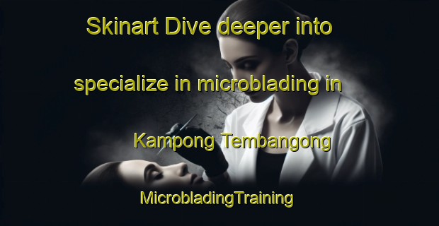 Skinart Dive deeper into specialize in microblading in Kampong Tembangong | #MicrobladingTraining #MicrobladingClasses #SkinartTraining-Malaysia