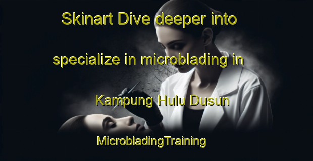 Skinart Dive deeper into specialize in microblading in Kampung Hulu Dusun | MicrobladingTraining | MicrobladingClasses | SkinartTraining-Malaysia