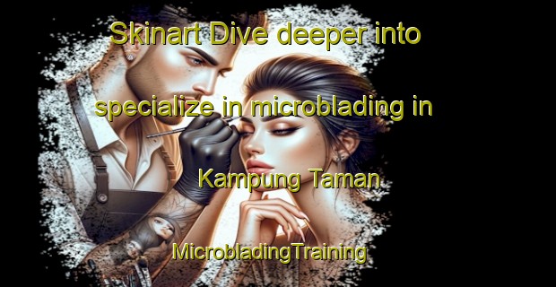 Skinart Dive deeper into specialize in microblading in Kampung Taman | MicrobladingTraining | MicrobladingClasses | SkinartTraining-Malaysia