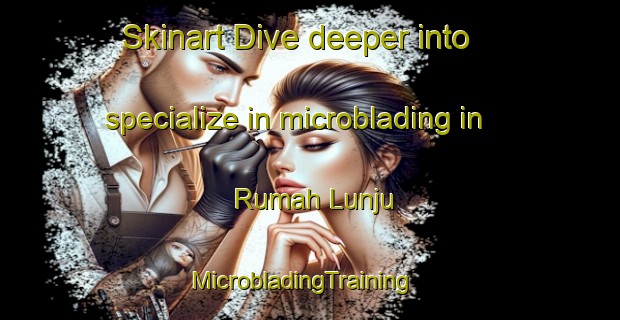 Skinart Dive deeper into specialize in microblading in Rumah Lunju | MicrobladingTraining | MicrobladingClasses | SkinartTraining-Malaysia