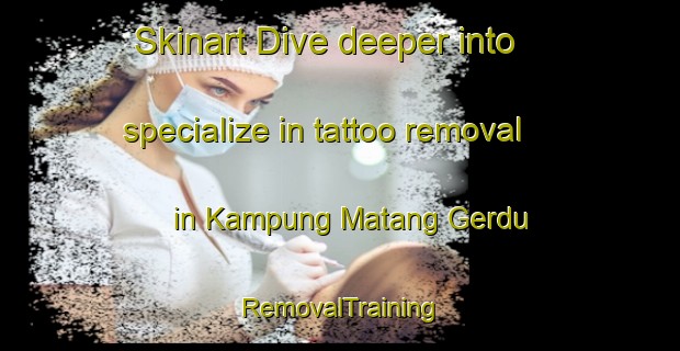 Skinart Dive deeper into specialize in tattoo removal in Kampung Matang Gerdu | RemovalTraining | RemovalClasses | SkinartTraining-Malaysia