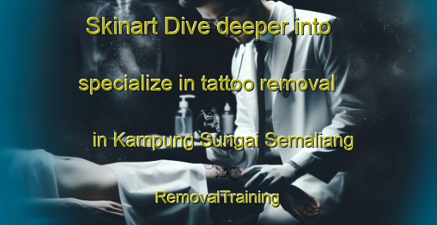 Skinart Dive deeper into specialize in tattoo removal in Kampung Sungai Semaliang | RemovalTraining | RemovalClasses | SkinartTraining-Malaysia