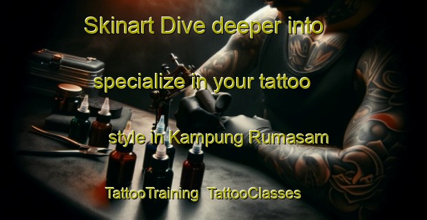 Skinart Dive deeper into specialize in your tattoo style in Kampung Rumasam | TattooTraining | TattooClasses | SkinartTraining-Malaysia