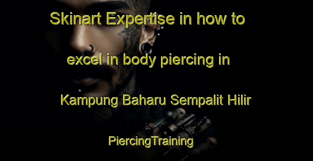 Skinart Expertise in how to excel in body piercing in Kampung Baharu Sempalit Hilir | PiercingTraining | PiercingClasses | SkinartTraining-Malaysia