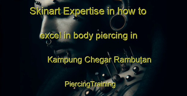 Skinart Expertise in how to excel in body piercing in Kampung Chegar Rambutan | PiercingTraining | PiercingClasses | SkinartTraining-Malaysia