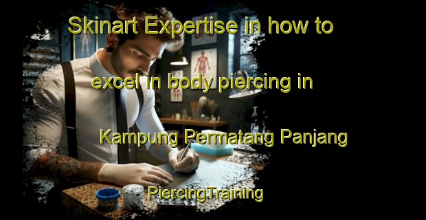 Skinart Expertise in how to excel in body piercing in Kampung Permatang Panjang | PiercingTraining | PiercingClasses | SkinartTraining-Malaysia
