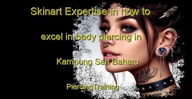 Skinart Expertise in how to excel in body piercing in Kampung Sari Baharu | PiercingTraining | PiercingClasses | SkinartTraining-Malaysia