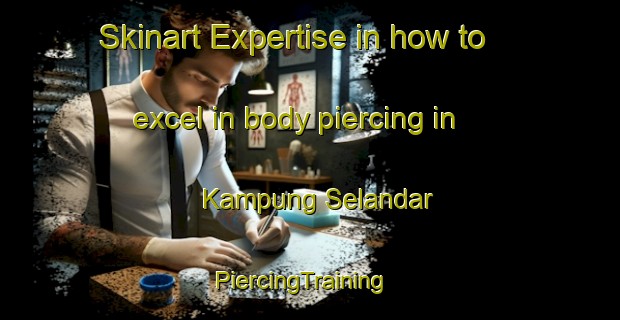 Skinart Expertise in how to excel in body piercing in Kampung Selandar | PiercingTraining | PiercingClasses | SkinartTraining-Malaysia