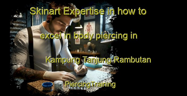 Skinart Expertise in how to excel in body piercing in Kampung Tanjung Rambutan | PiercingTraining | PiercingClasses | SkinartTraining-Malaysia