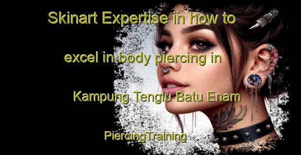 Skinart Expertise in how to excel in body piercing in Kampung Tenglu Batu Enam | PiercingTraining | PiercingClasses | SkinartTraining-Malaysia