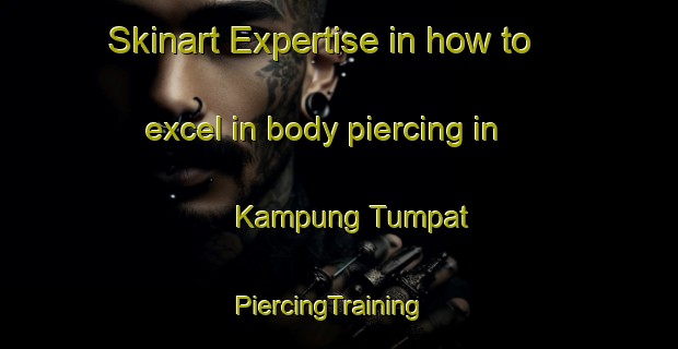 Skinart Expertise in how to excel in body piercing in Kampung Tumpat | PiercingTraining | PiercingClasses | SkinartTraining-Malaysia