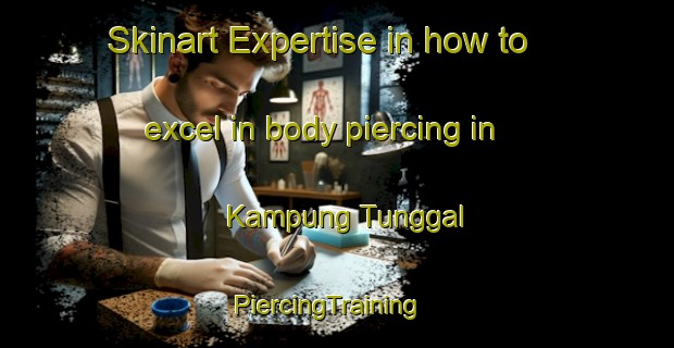 Skinart Expertise in how to excel in body piercing in Kampung Tunggal | PiercingTraining | PiercingClasses | SkinartTraining-Malaysia