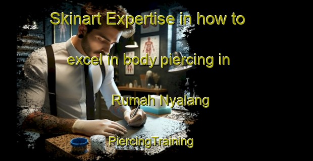 Skinart Expertise in how to excel in body piercing in Rumah Nyalang | PiercingTraining | PiercingClasses | SkinartTraining-Malaysia
