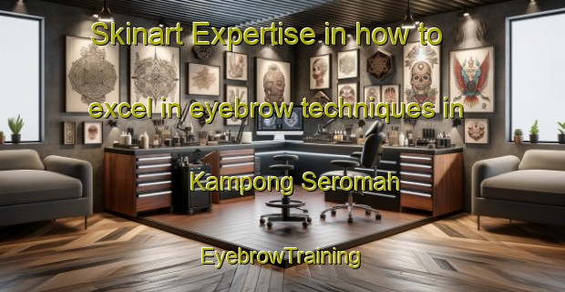 Skinart Expertise in how to excel in eyebrow techniques in Kampong Seromah | EyebrowTraining | EyebrowClasses | SkinartTraining-Malaysia