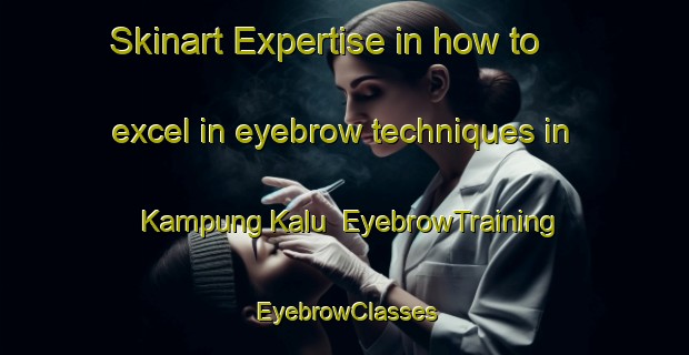 Skinart Expertise in how to excel in eyebrow techniques in Kampung Kalu | EyebrowTraining | EyebrowClasses | SkinartTraining-Malaysia