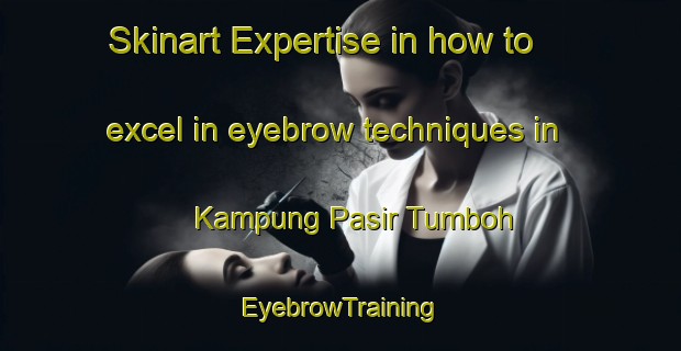 Skinart Expertise in how to excel in eyebrow techniques in Kampung Pasir Tumboh | EyebrowTraining | EyebrowClasses | SkinartTraining-Malaysia