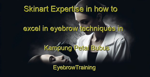Skinart Expertise in how to excel in eyebrow techniques in Kampung Petai Bubus | EyebrowTraining | EyebrowClasses | SkinartTraining-Malaysia