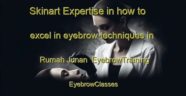 Skinart Expertise in how to excel in eyebrow techniques in Rumah Junan | EyebrowTraining | EyebrowClasses | SkinartTraining-Malaysia