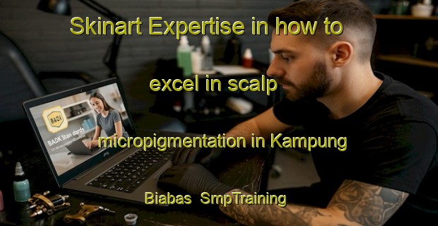 Skinart Expertise in how to excel in scalp micropigmentation in Kampung Biabas | SmpTraining | SmpClasses | SkinartTraining-Malaysia