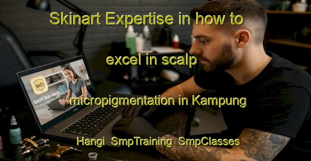 Skinart Expertise in how to excel in scalp micropigmentation in Kampung Hangi | SmpTraining | SmpClasses | SkinartTraining-Malaysia