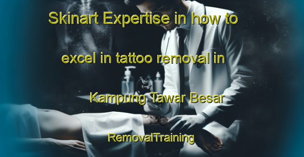 Skinart Expertise in how to excel in tattoo removal in Kampung Tawar Besar | RemovalTraining | RemovalClasses | SkinartTraining-Malaysia