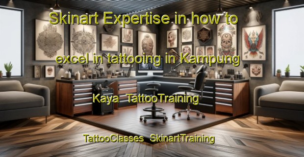 Skinart Expertise in how to excel in tattooing in Kampung Kaya | TattooTraining | TattooClasses | SkinartTraining-Malaysia
