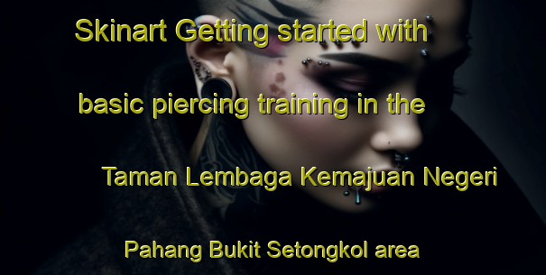 Skinart Getting started with basic piercing training in the Taman Lembaga Kemajuan Negeri Pahang Bukit Setongkol area | PiercingTraining | PiercingClasses | SkinartTraining-Malaysia