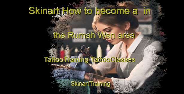 Skinart How to become a  in the Rumah Wen area | #TattooTraining #TattooClasses #SkinartTraining-Malaysia