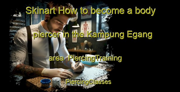Skinart How to become a body piercer in the Kampung Egang area | PiercingTraining | PiercingClasses | SkinartTraining-Malaysia