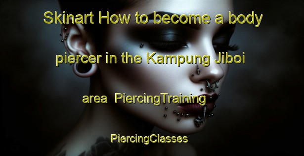 Skinart How to become a body piercer in the Kampung Jiboi area | PiercingTraining | PiercingClasses | SkinartTraining-Malaysia