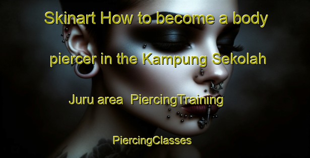 Skinart How to become a body piercer in the Kampung Sekolah Juru area | PiercingTraining | PiercingClasses | SkinartTraining-Malaysia